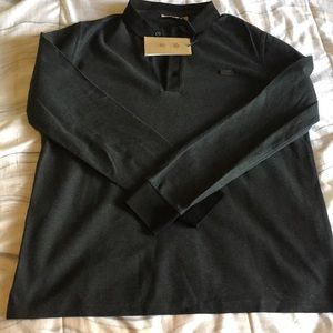 London 'Marwood Abata' Long Sleeve Polo